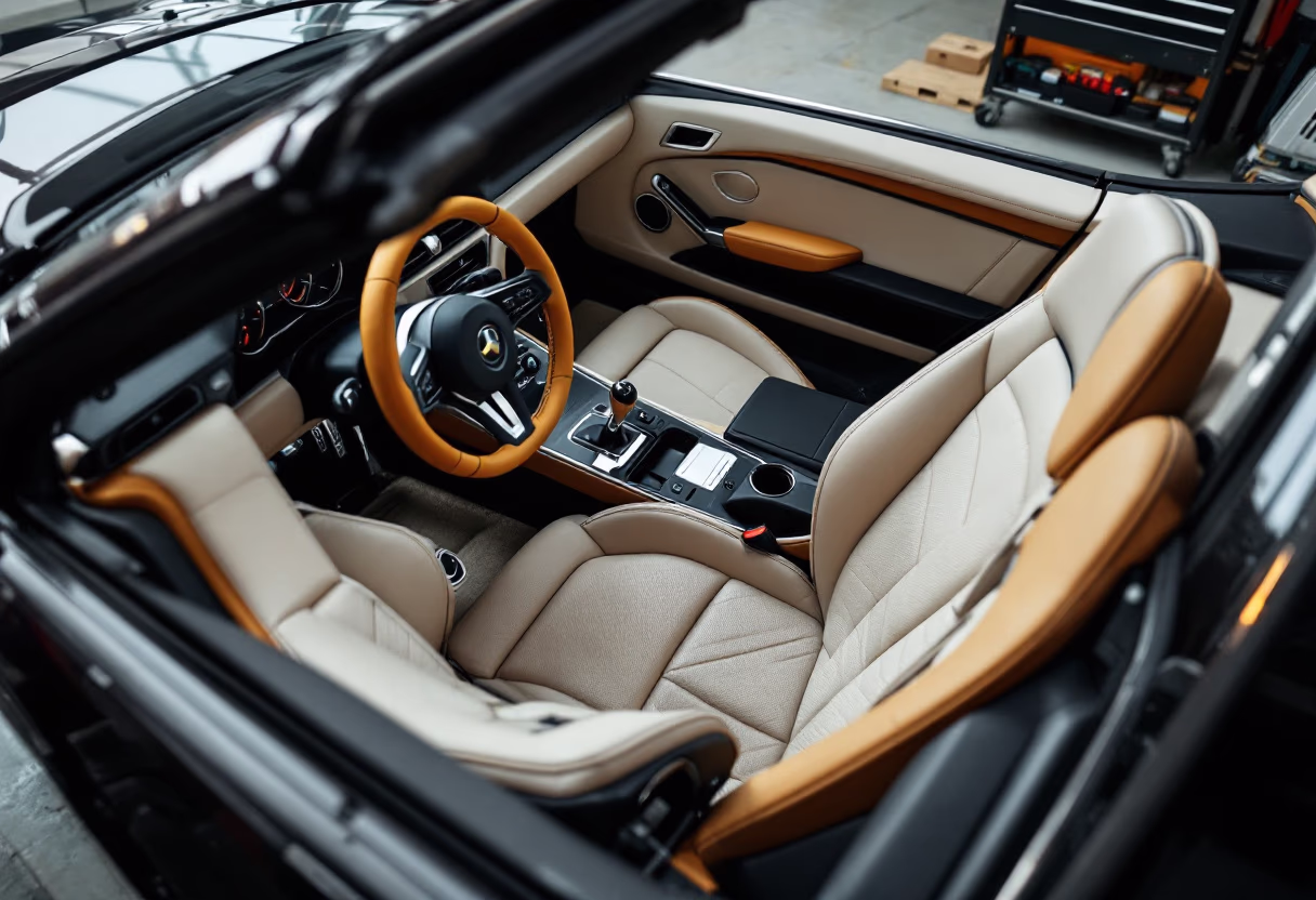 Team bei der Arbeit an Fahrzeug-Audio